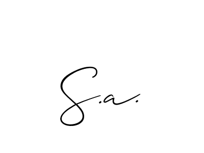 Here are the top 10 professional signature styles for the name S.a.. These are the best autograph styles you can use for your name. S.a. signature style 2 images and pictures png