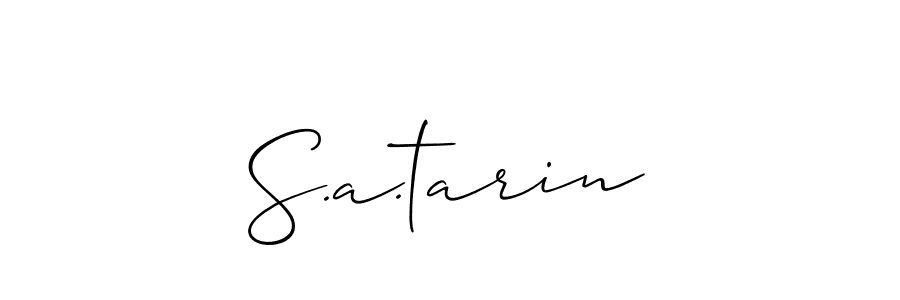 See photos of S.a.tarin official signature by Spectra . Check more albums & portfolios. Read reviews & check more about Allison_Script font. S.a.tarin signature style 2 images and pictures png