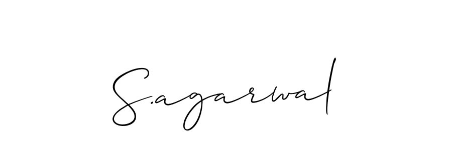 Check out images of Autograph of S.agarwal name. Actor S.agarwal Signature Style. Allison_Script is a professional sign style online. S.agarwal signature style 2 images and pictures png