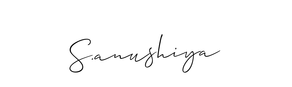 You can use this online signature creator to create a handwritten signature for the name S.anushiya. This is the best online autograph maker. S.anushiya signature style 2 images and pictures png