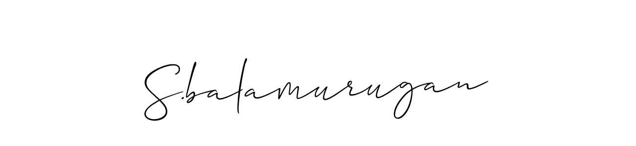 if you are searching for the best signature style for your name S.balamurugan. so please give up your signature search. here we have designed multiple signature styles  using Allison_Script. S.balamurugan signature style 2 images and pictures png