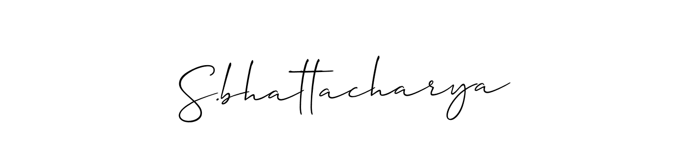 Make a beautiful signature design for name S.bhattacharya. Use this online signature maker to create a handwritten signature for free. S.bhattacharya signature style 2 images and pictures png