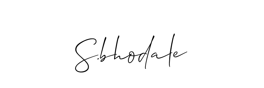 It looks lik you need a new signature style for name S.bhodale. Design unique handwritten (Allison_Script) signature with our free signature maker in just a few clicks. S.bhodale signature style 2 images and pictures png