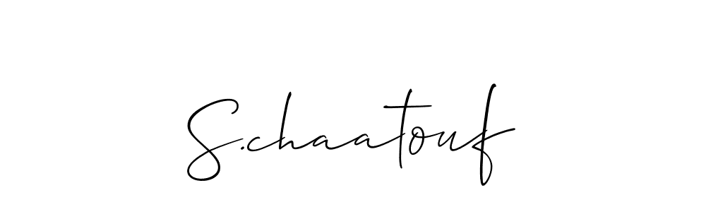 How to Draw S.chaatouf signature style? Allison_Script is a latest design signature styles for name S.chaatouf. S.chaatouf signature style 2 images and pictures png