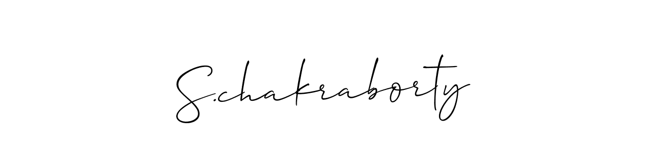 Also we have S.chakraborty name is the best signature style. Create professional handwritten signature collection using Allison_Script autograph style. S.chakraborty signature style 2 images and pictures png