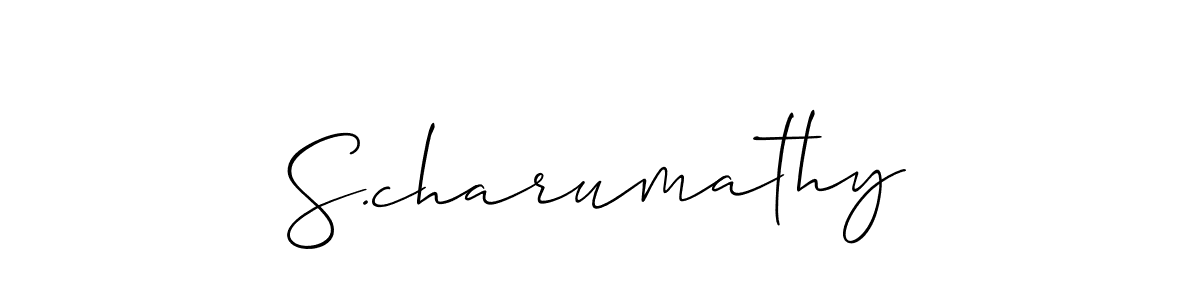 You can use this online signature creator to create a handwritten signature for the name S.charumathy. This is the best online autograph maker. S.charumathy signature style 2 images and pictures png