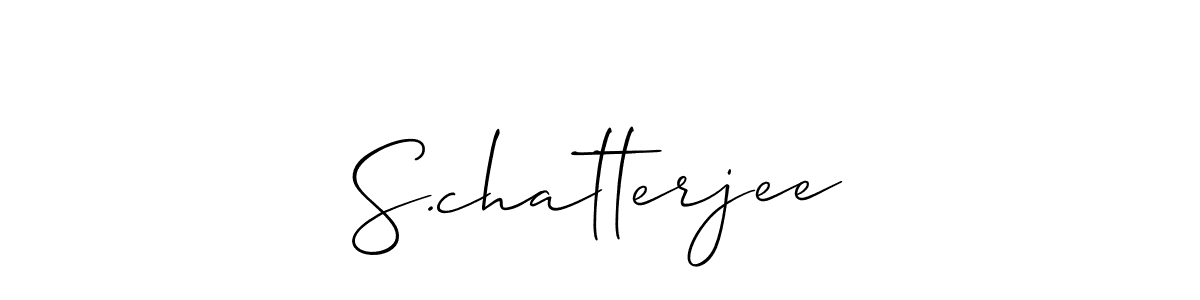 Also we have S.chatterjee name is the best signature style. Create professional handwritten signature collection using Allison_Script autograph style. S.chatterjee signature style 2 images and pictures png