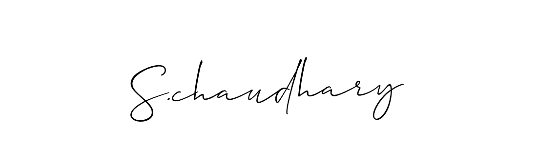 S.chaudhary stylish signature style. Best Handwritten Sign (Allison_Script) for my name. Handwritten Signature Collection Ideas for my name S.chaudhary. S.chaudhary signature style 2 images and pictures png
