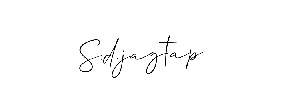 Here are the top 10 professional signature styles for the name S.d.jagtap. These are the best autograph styles you can use for your name. S.d.jagtap signature style 2 images and pictures png