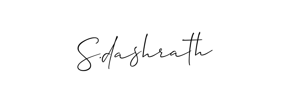 How to Draw S.dashrath signature style? Allison_Script is a latest design signature styles for name S.dashrath. S.dashrath signature style 2 images and pictures png