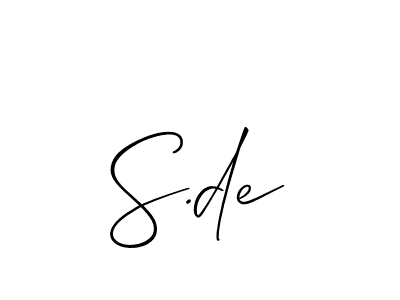 Here are the top 10 professional signature styles for the name S.de. These are the best autograph styles you can use for your name. S.de signature style 2 images and pictures png