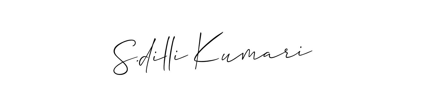 Once you've used our free online signature maker to create your best signature Allison_Script style, it's time to enjoy all of the benefits that S.dilli Kumari name signing documents. S.dilli Kumari signature style 2 images and pictures png