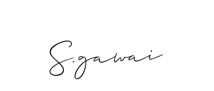 Make a beautiful signature design for name S.gawai. Use this online signature maker to create a handwritten signature for free. S.gawai signature style 2 images and pictures png