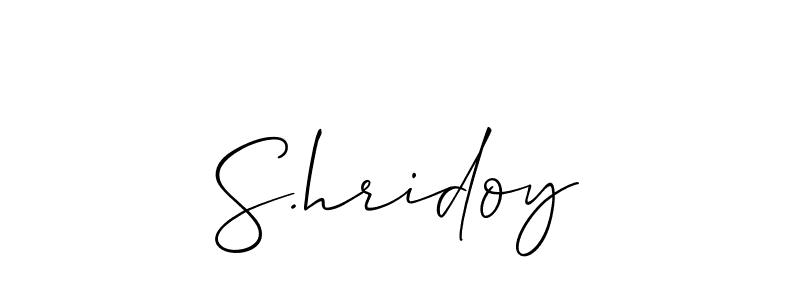 Once you've used our free online signature maker to create your best signature Allison_Script style, it's time to enjoy all of the benefits that S.hridoy name signing documents. S.hridoy signature style 2 images and pictures png