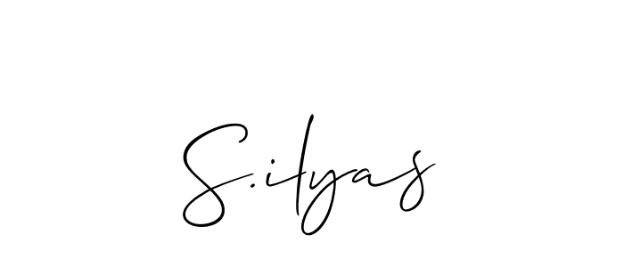 See photos of S.ilyas official signature by Spectra . Check more albums & portfolios. Read reviews & check more about Allison_Script font. S.ilyas signature style 2 images and pictures png