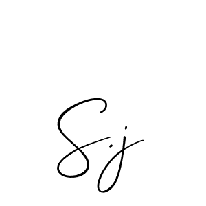 It looks lik you need a new signature style for name S.j. Design unique handwritten (Allison_Script) signature with our free signature maker in just a few clicks. S.j signature style 2 images and pictures png