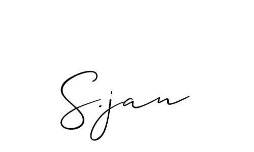 Here are the top 10 professional signature styles for the name S.jan. These are the best autograph styles you can use for your name. S.jan signature style 2 images and pictures png