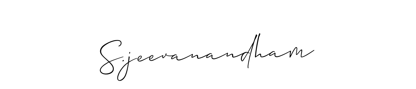 This is the best signature style for the S.jeevanandham name. Also you like these signature font (Allison_Script). Mix name signature. S.jeevanandham signature style 2 images and pictures png