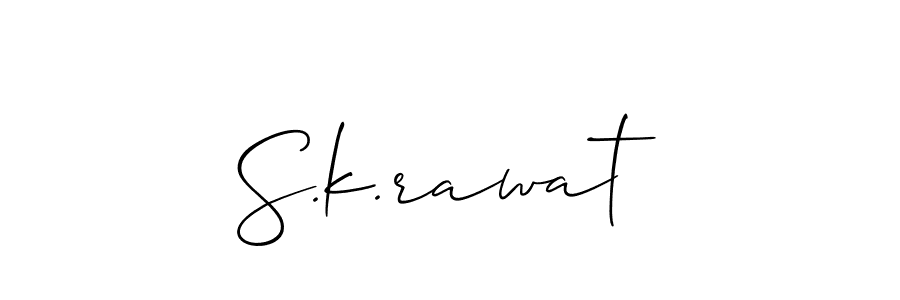 Check out images of Autograph of S.k.rawat name. Actor S.k.rawat Signature Style. Allison_Script is a professional sign style online. S.k.rawat signature style 2 images and pictures png