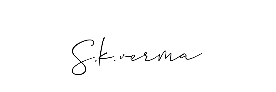 You can use this online signature creator to create a handwritten signature for the name S.k.verma. This is the best online autograph maker. S.k.verma signature style 2 images and pictures png