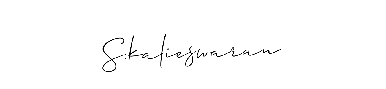 S.kalieswaran stylish signature style. Best Handwritten Sign (Allison_Script) for my name. Handwritten Signature Collection Ideas for my name S.kalieswaran. S.kalieswaran signature style 2 images and pictures png