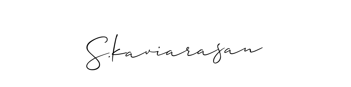 Similarly Allison_Script is the best handwritten signature design. Signature creator online .You can use it as an online autograph creator for name S.kaviarasan. S.kaviarasan signature style 2 images and pictures png
