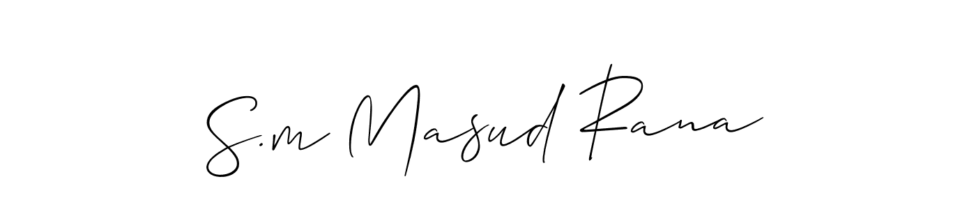 You can use this online signature creator to create a handwritten signature for the name S.m Masud Rana. This is the best online autograph maker. S.m Masud Rana signature style 2 images and pictures png