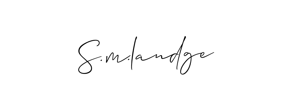 See photos of S.m.landge official signature by Spectra . Check more albums & portfolios. Read reviews & check more about Allison_Script font. S.m.landge signature style 2 images and pictures png