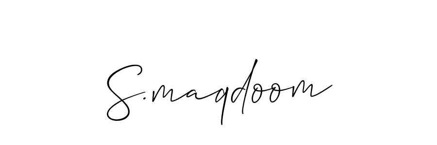 See photos of S.maqdoom official signature by Spectra . Check more albums & portfolios. Read reviews & check more about Allison_Script font. S.maqdoom signature style 2 images and pictures png