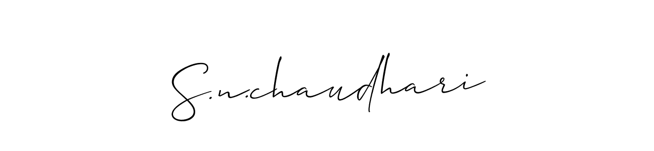 Check out images of Autograph of S.n.chaudhari name. Actor S.n.chaudhari Signature Style. Allison_Script is a professional sign style online. S.n.chaudhari signature style 2 images and pictures png