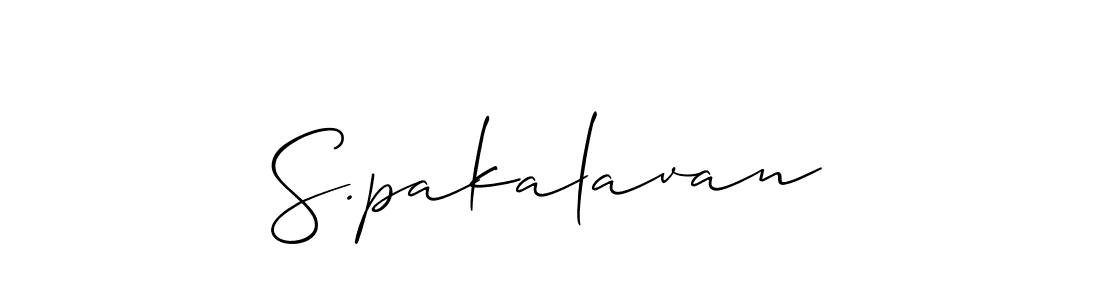Once you've used our free online signature maker to create your best signature Allison_Script style, it's time to enjoy all of the benefits that S.pakalavan name signing documents. S.pakalavan signature style 2 images and pictures png