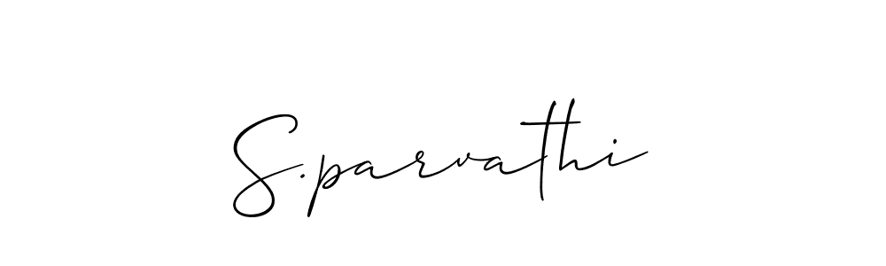 S.parvathi stylish signature style. Best Handwritten Sign (Allison_Script) for my name. Handwritten Signature Collection Ideas for my name S.parvathi. S.parvathi signature style 2 images and pictures png