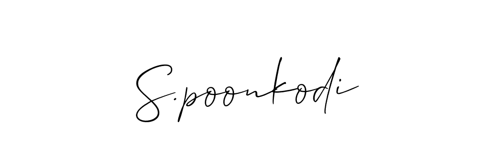 See photos of S.poonkodi official signature by Spectra . Check more albums & portfolios. Read reviews & check more about Allison_Script font. S.poonkodi signature style 2 images and pictures png