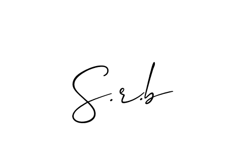 Here are the top 10 professional signature styles for the name S.r.b. These are the best autograph styles you can use for your name. S.r.b signature style 2 images and pictures png