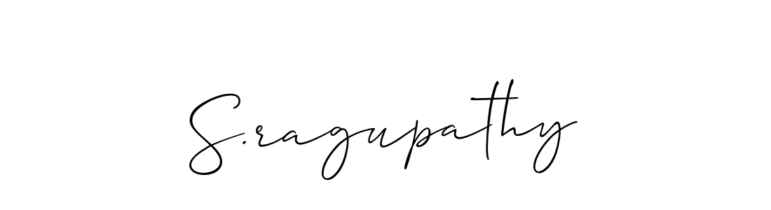 You should practise on your own different ways (Allison_Script) to write your name (S.ragupathy) in signature. don't let someone else do it for you. S.ragupathy signature style 2 images and pictures png