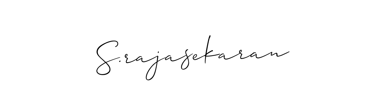 Create a beautiful signature design for name S.rajasekaran. With this signature (Allison_Script) fonts, you can make a handwritten signature for free. S.rajasekaran signature style 2 images and pictures png