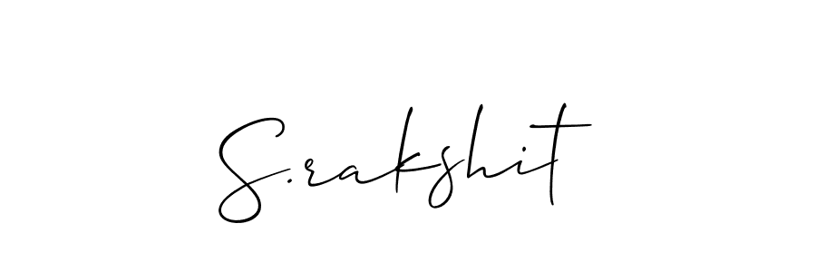 It looks lik you need a new signature style for name S.rakshit. Design unique handwritten (Allison_Script) signature with our free signature maker in just a few clicks. S.rakshit signature style 2 images and pictures png