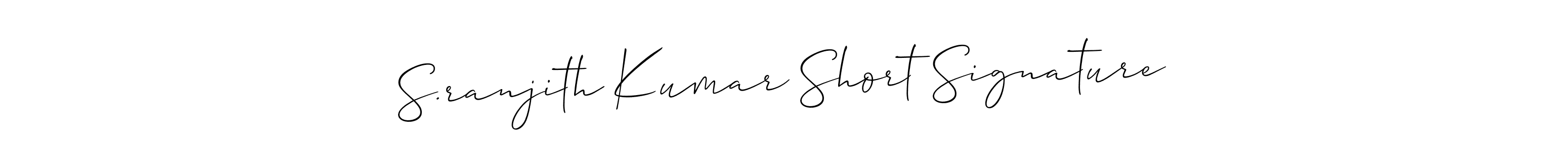 You can use this online signature creator to create a handwritten signature for the name S.ranjith Kumar Short Signature. This is the best online autograph maker. S.ranjith Kumar Short Signature signature style 2 images and pictures png
