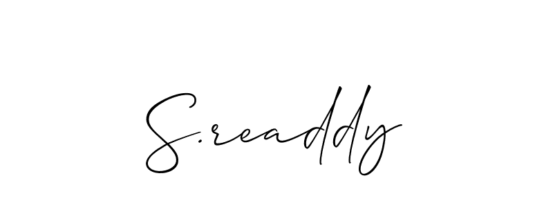 Check out images of Autograph of S.readdy name. Actor S.readdy Signature Style. Allison_Script is a professional sign style online. S.readdy signature style 2 images and pictures png