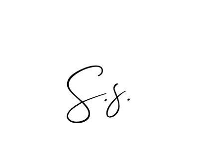 This is the best signature style for the S.s. name. Also you like these signature font (Allison_Script). Mix name signature. S.s. signature style 2 images and pictures png