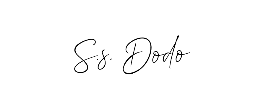 Design your own signature with our free online signature maker. With this signature software, you can create a handwritten (Allison_Script) signature for name S.s. Dodo. S.s. Dodo signature style 2 images and pictures png