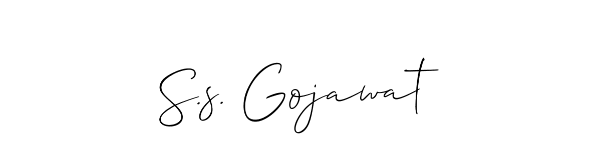 Once you've used our free online signature maker to create your best signature Allison_Script style, it's time to enjoy all of the benefits that S.s. Gojawat name signing documents. S.s. Gojawat signature style 2 images and pictures png