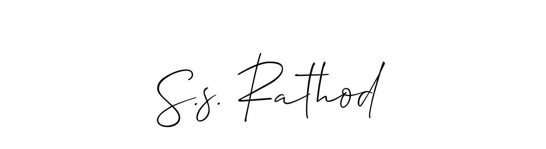 Once you've used our free online signature maker to create your best signature Allison_Script style, it's time to enjoy all of the benefits that S.s. Rathod name signing documents. S.s. Rathod signature style 2 images and pictures png