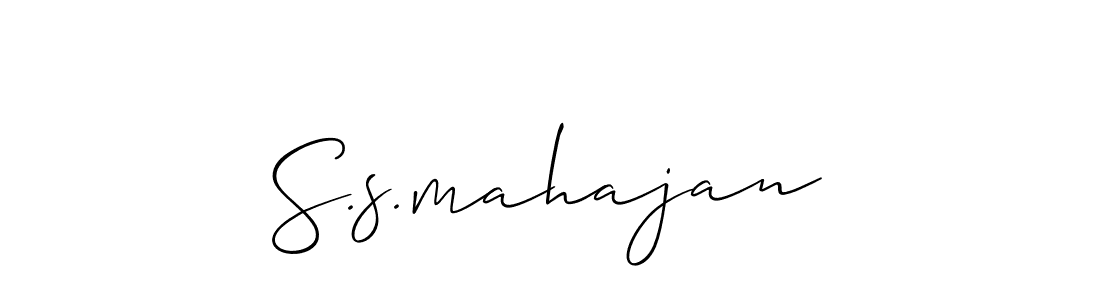 Once you've used our free online signature maker to create your best signature Allison_Script style, it's time to enjoy all of the benefits that S.s.mahajan name signing documents. S.s.mahajan signature style 2 images and pictures png