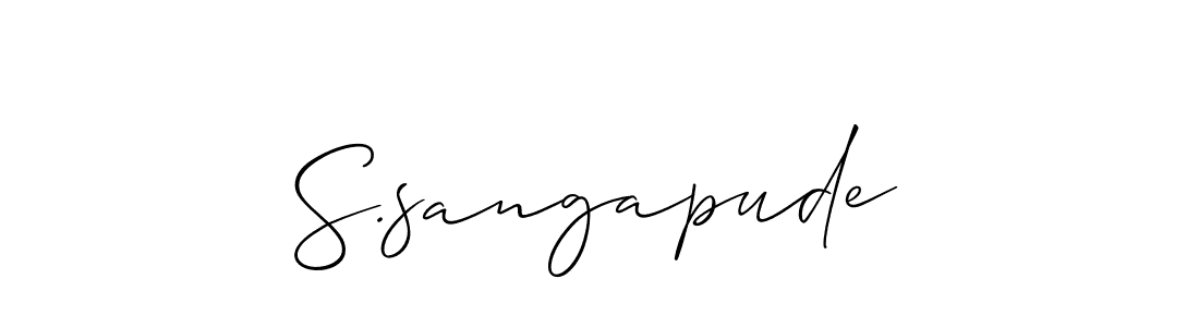 You can use this online signature creator to create a handwritten signature for the name S.sangapude. This is the best online autograph maker. S.sangapude signature style 2 images and pictures png