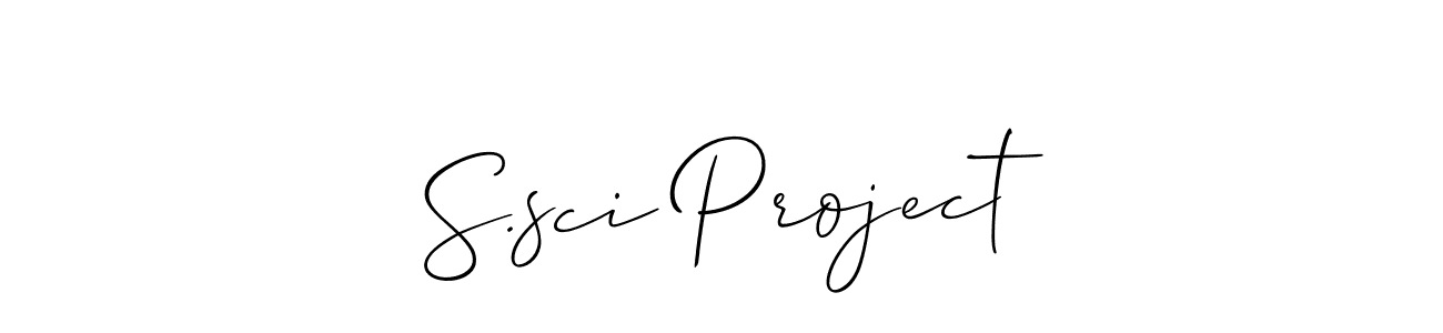 Make a beautiful signature design for name S.sci Project. Use this online signature maker to create a handwritten signature for free. S.sci Project signature style 2 images and pictures png