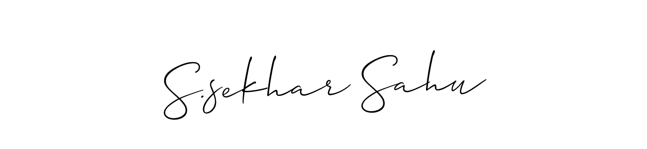 See photos of S.sekhar Sahu official signature by Spectra . Check more albums & portfolios. Read reviews & check more about Allison_Script font. S.sekhar Sahu signature style 2 images and pictures png
