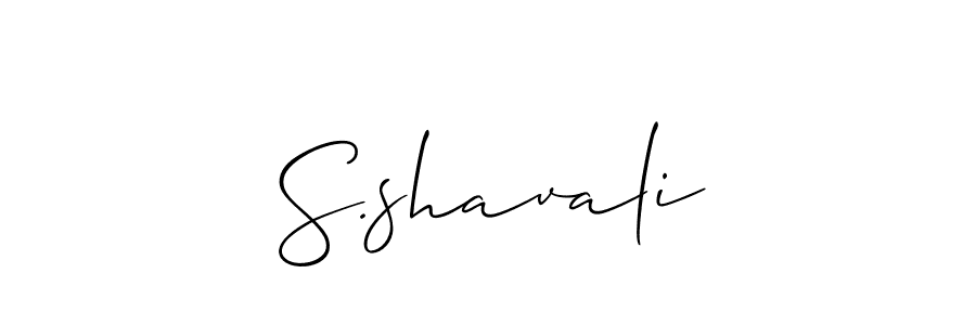 How to make S.shavali signature? Allison_Script is a professional autograph style. Create handwritten signature for S.shavali name. S.shavali signature style 2 images and pictures png