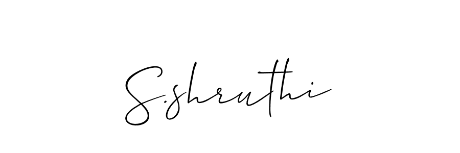 How to Draw S.shruthi signature style? Allison_Script is a latest design signature styles for name S.shruthi. S.shruthi signature style 2 images and pictures png