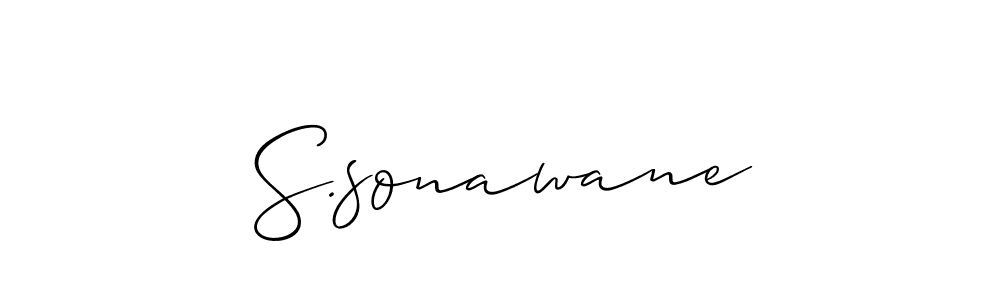 It looks lik you need a new signature style for name S.sonawane. Design unique handwritten (Allison_Script) signature with our free signature maker in just a few clicks. S.sonawane signature style 2 images and pictures png